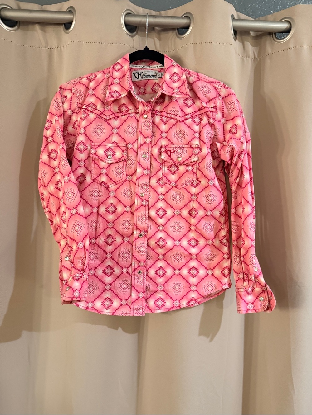CH Cowgirl Hardware Snap-Front Kids Western Shirt